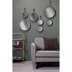 Red Living Étagère Kajsa - Verre / Métal - Doré vieilli -Meubles de salon Soldes 1000275622 210630 12464800080 DETAILS P000000001000275622