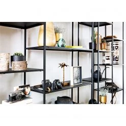 Red Living Étagère Jurby I - Métal - Noir -Meubles de salon Soldes 1000275625 210630 12465300095 DETAILS P000000001000275625