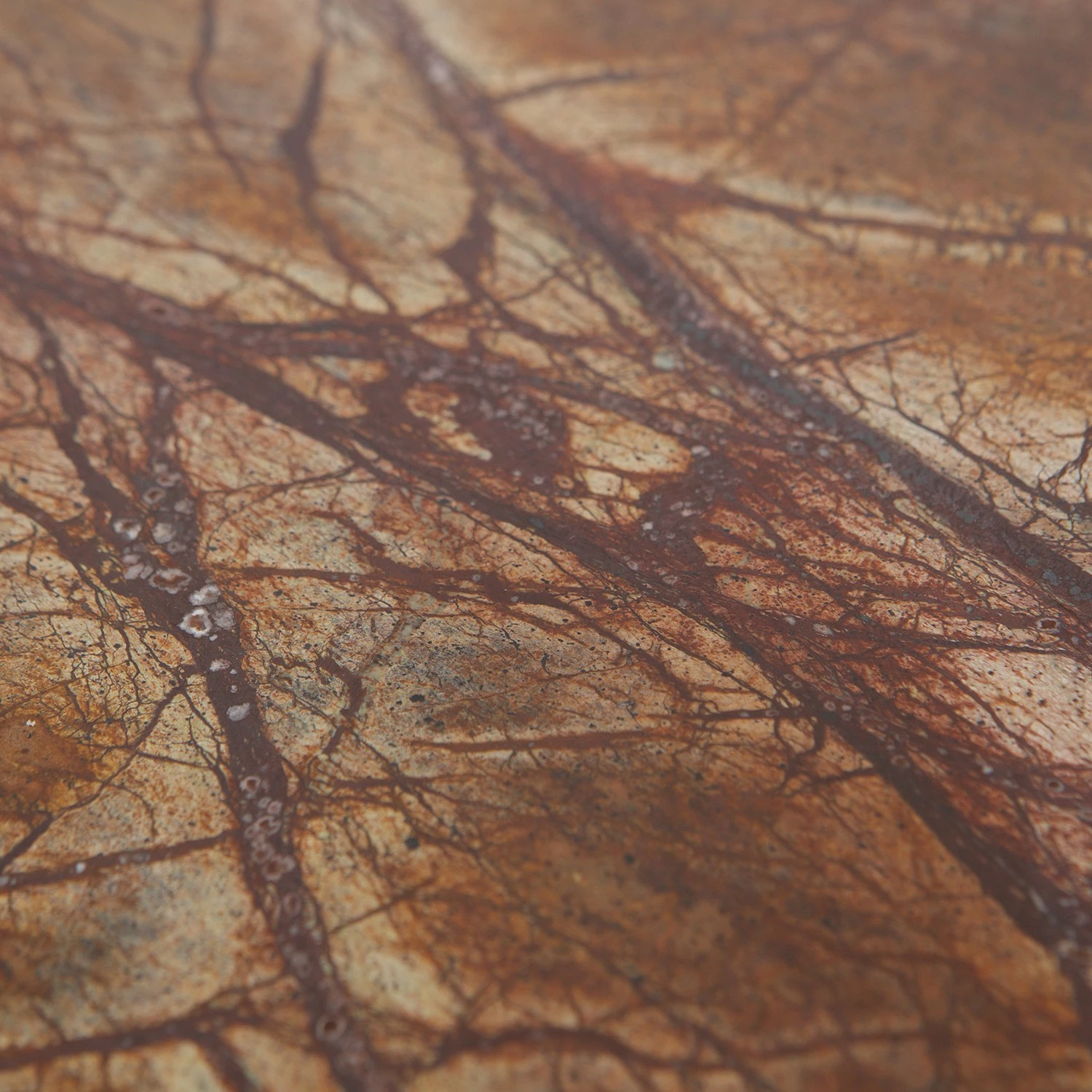 Red Living Bouts de canapé Jokela (lot de 2) - Marbre / Métal - Marron clair 11 Red Living Bouts de canapé Jokela (lot de 2) - Marbre / Métal - Marron clair – Image 9