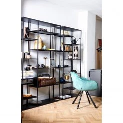 Red Living Étagère Jurby II - Métal - Noir -Meubles de salon Soldes 1000275637 210630 12470000155 MOOD DETAILS P000000001000275637 mood