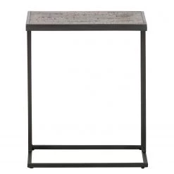 Red Living Bout de canapé Filley II - Teck recyclé/ Métal - Teck / Noir -Meubles de salon Soldes 1000275671 210630 12481600326 DETAILS P000000001000275671