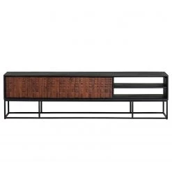 Red Living Meuble TV Dynk - Sheesham massif - Sheesham / Noir 11 Red Living Meuble TV Dynk - Sheesham massif - Sheesham / Noir -Meubles de salon Soldes 1000275676 210630 12481800353 DETAILS P000000001000275676