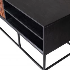 Red Living Meuble TV Dynk - Sheesham massif - Sheesham / Noir 12 Red Living Meuble TV Dynk - Sheesham massif - Sheesham / Noir -Meubles de salon Soldes 1000275676 210630 12481800354 DETAILS P000000001000275676