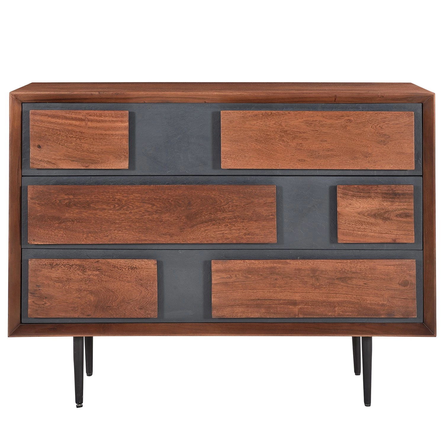 Ars manufacti Commode Envo - Acacia massif / Placage en pierre - Acacia / Ardoise 4 Ars manufacti Commode Envo - Acacia massif / Placage en pierre - Acacia / Ardoise – Image 2