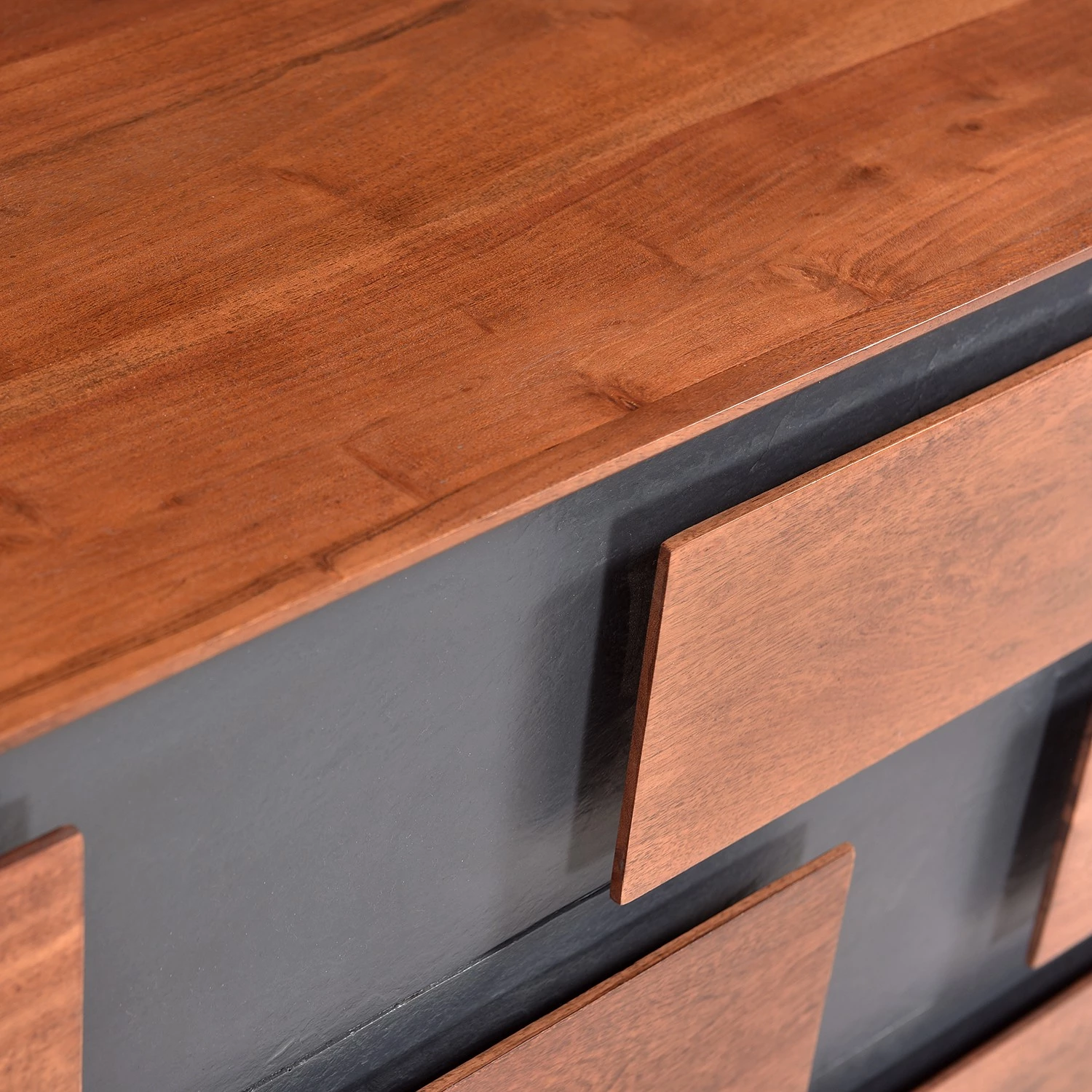 Ars manufacti Commode Envo - Acacia massif / Placage en pierre - Acacia / Ardoise 7 Ars manufacti Commode Envo - Acacia massif / Placage en pierre - Acacia / Ardoise – Image 5