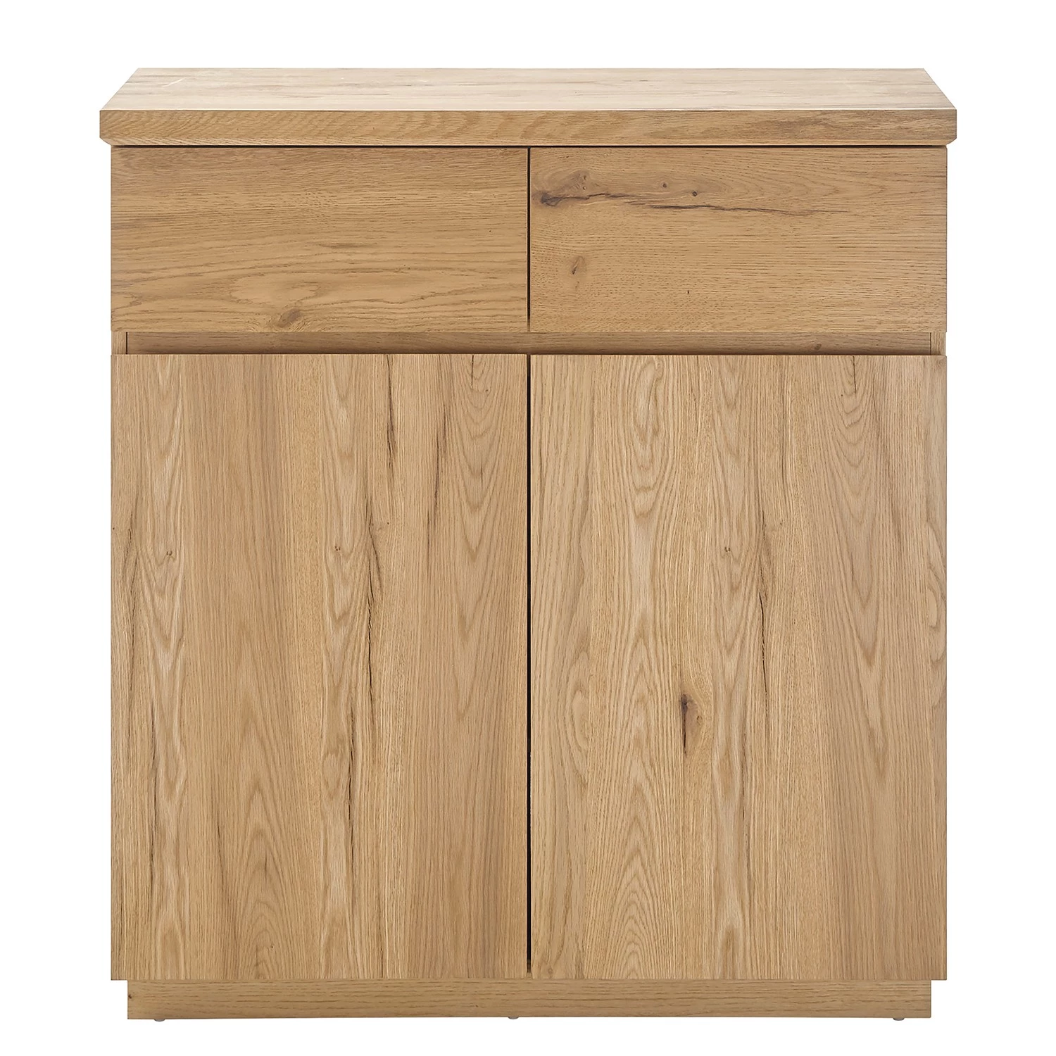 Red Living Buffet Marcoola - Placage en bois véritable - Chêne à nœuds 5 Red Living Buffet Marcoola - Placage en bois véritable - Chêne à nœuds – Image 3