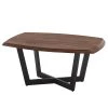 Ars manufacti Table basse Conna - Acacia brun - Bord de table tourné