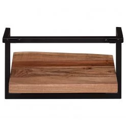 Ars manufacti Étagère murale Kaawo I - Acacia massif / Métal - Acacia / Noir - Largeur : 45 cm 18 Ars manufacti Étagère murale Kaawo I - Acacia massif / Métal - Acacia / Noir - Largeur : 45 cm -Meubles de salon Soldes 1000276814 220413 033 DETAILS P000000001000276814