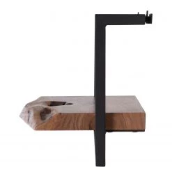 Ars manufacti Étagère murale Kaawo I - Acacia massif / Métal - Acacia / Noir - Largeur : 45 cm 20 Ars manufacti Étagère murale Kaawo I - Acacia massif / Métal - Acacia / Noir - Largeur : 45 cm -Meubles de salon Soldes 1000276814 220719 031 DETAILS P000000001000276814