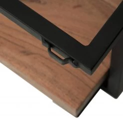 Ars manufacti Étagère murale Kaawo I - Acacia massif / Métal - Acacia / Noir - Largeur : 45 cm 23 Ars manufacti Étagère murale Kaawo I - Acacia massif / Métal - Acacia / Noir - Largeur : 45 cm -Meubles de salon Soldes 1000276814 220719 034 DETAILS P000000001000276814