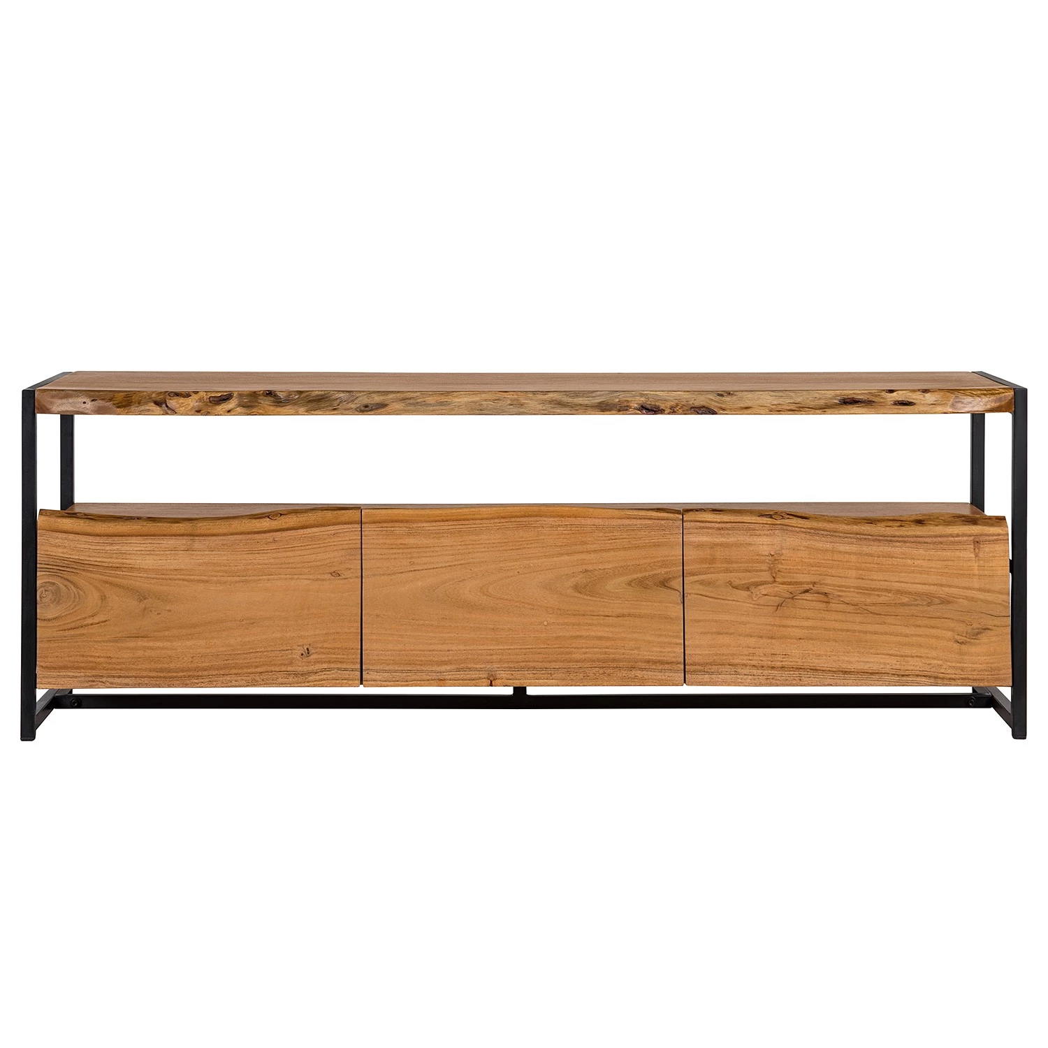 Ars manufacti Meuble TV Kaawo - Acacia massif / Métal - Acacia / Noir 5 Ars manufacti Meuble TV Kaawo - Acacia massif / Métal - Acacia / Noir – Image 3