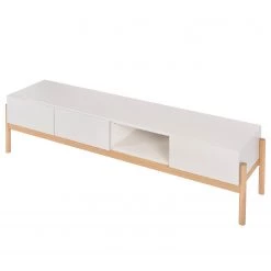 Studio Copenhagen Meuble TV Cooby II - Blanc / Chêne -Meubles de salon Soldes 1000276947 211015 08300500060 DETAILS P000000001000276947