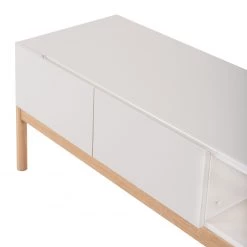 Studio Copenhagen Meuble TV Cooby II - Blanc / Chêne -Meubles de salon Soldes 1000276947 211015 08300500072 DETAILS P000000001000276947