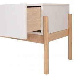 Studio Copenhagen Meuble TV Cooby II - Blanc / Chêne -Meubles de salon Soldes 1000276947 220803 033 DETAILS P000000001000276947