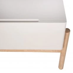 Studio Copenhagen Meuble TV Cooby II - Blanc / Chêne -Meubles de salon Soldes 1000276947 220803 034 DETAILS P000000001000276947