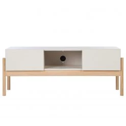 Studio Copenhagen Meuble TV Cooby I - Blanc / Chêne -Meubles de salon Soldes 1000276967 220729 040 DETAILS P000000001000276967