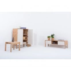 Studio Copenhagen Table basse Maayka - Partiellement en chêne massif - Chêne clair - Largeur : 55 cm -Meubles de salon Soldes 1000277391 211012 153651000106 MOOD DETAILS P000000001000277391 mood