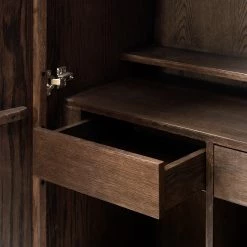 Red Living Buffet haut Limes - Chêne massif / Métal - Chêne foncé / Noir 18 Red Living Buffet haut Limes - Chêne massif / Métal - Chêne foncé / Noir -Meubles de salon Soldes 1000277630 210706 14081200051 DETAILS P000000001000277630