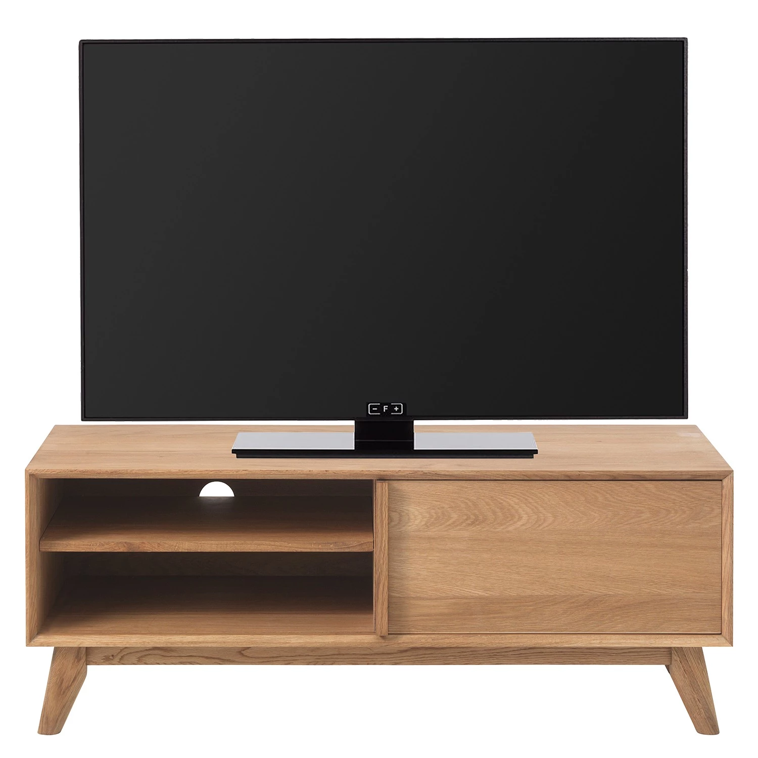 Ars Natura Meuble TV Randers - Placage en chêne véritable - Largeur : 120 cm 3 Ars Natura Meuble TV Randers - Placage en chêne véritable - Largeur : 120 cm