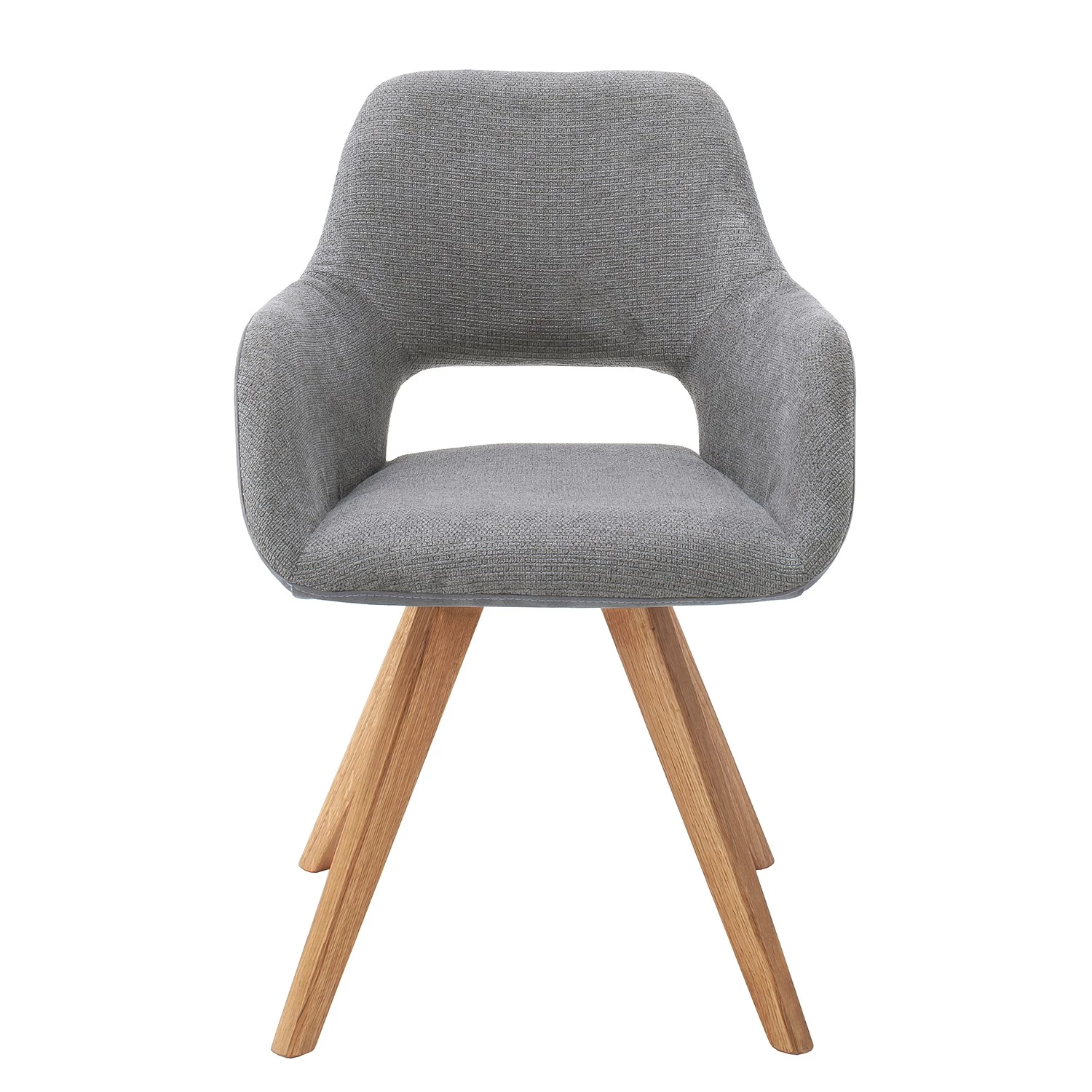 Norrwood Chaise à accoudoirs Tristan - Gris lumineux 5 Norrwood Chaise à accoudoirs Tristan - Gris lumineux – Image 3