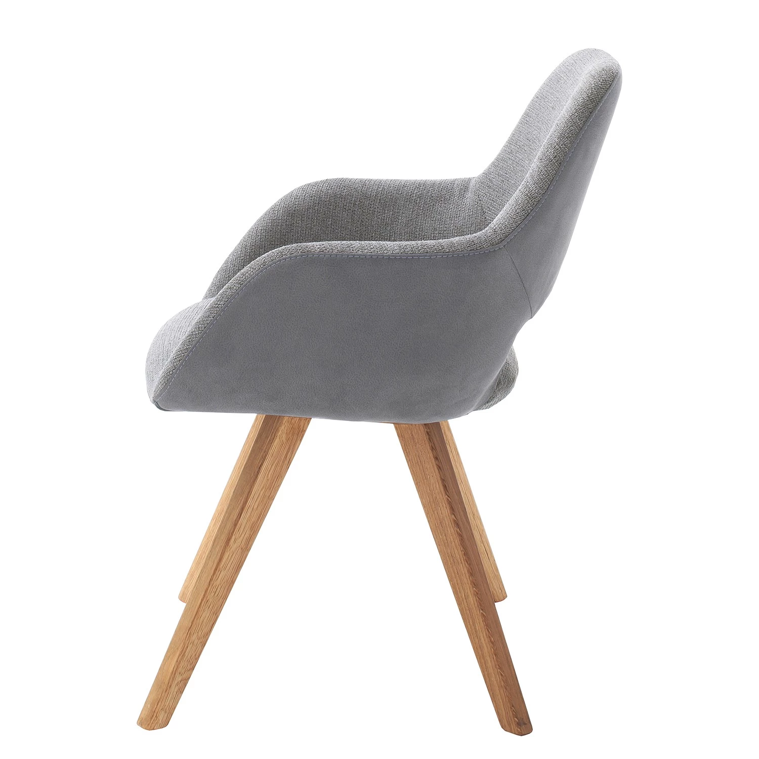 Norrwood Chaise à accoudoirs Tristan - Gris lumineux 6 Norrwood Chaise à accoudoirs Tristan - Gris lumineux – Image 4