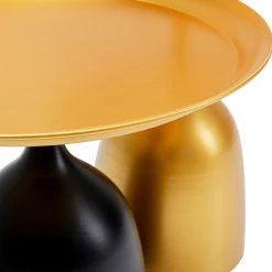 Kare Design Bouts de canapé Tribeca (lot de 2) - Métal - Doré / Noir 11 Kare Design Bouts de canapé Tribeca (lot de 2) - Métal - Doré / Noir -Meubles de salon Soldes 1000277907 210707 11115600052 DETAILS P000000001000277907