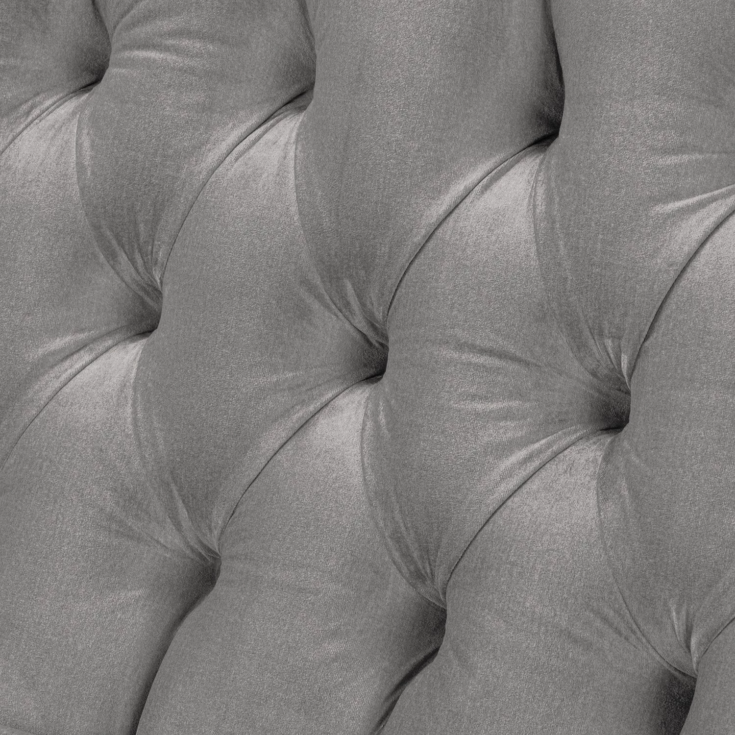 Red Living Canapé Dassel (3 places) - Velours - Velours Onoli: Gris 9 Red Living Canapé Dassel (3 places) - Velours - Velours Onoli: Gris – Image 7