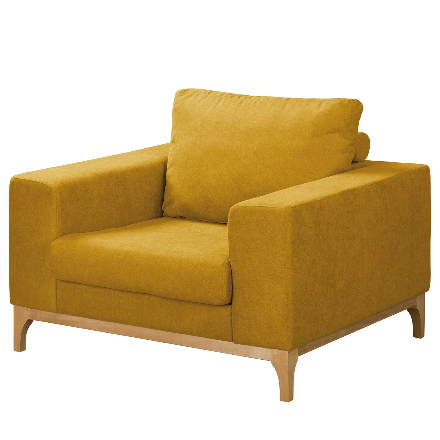 Ars Natura Fauteuil Darling - Microfibre - Microfibre Rieka: Jaune moutarde 3 Ars Natura Fauteuil Darling - Microfibre - Microfibre Rieka: Jaune moutarde