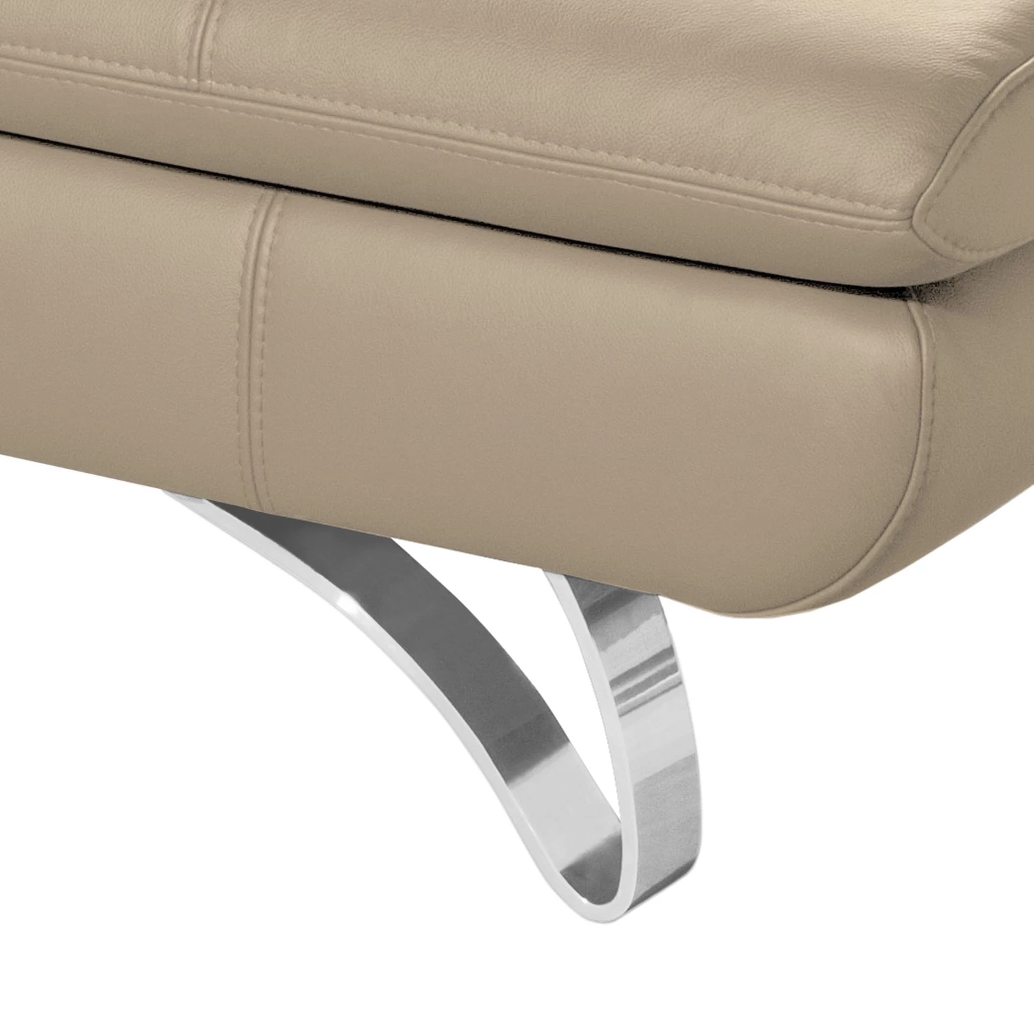 Loftscape Canapé Buin (3 places) - Cuir véritable - Cuir Canela: Beige clair 7 Loftscape Canapé Buin (3 places) - Cuir véritable - Cuir Canela: Beige clair – Image 5