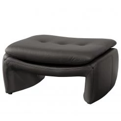 Loftscape Repose-pieds Budal - Cuir véritable - Cuir Canela: Anthracite