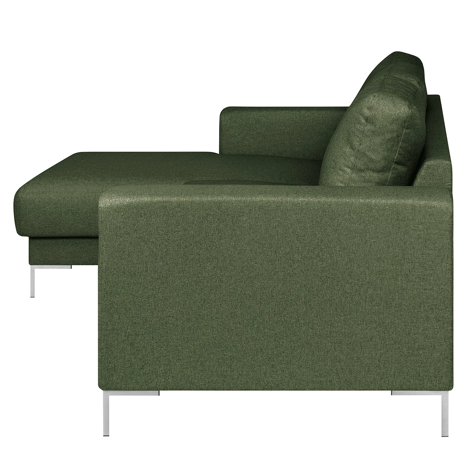 Fredriks Canapé d’angle Summer - Étoffe tissée Mavie: Vert foncé - Méridienne courte à gauche (vue de face) - Sans fonction couchage 13 Fredriks Canapé d’angle Summer - Étoffe tissée Mavie: Vert foncé - Méridienne courte à gauche (vue de face) - Sans fonction couchage – Image 11