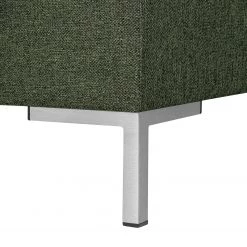 Fredriks Canapé panoramique Summer - Étoffe tissée Mavie: Vert foncé - Méridienne courte à droite / longue à gauche (vue de face) -Meubles de salon Soldes 1000279773 211217 13141600481 DETAILS P000000001000279773