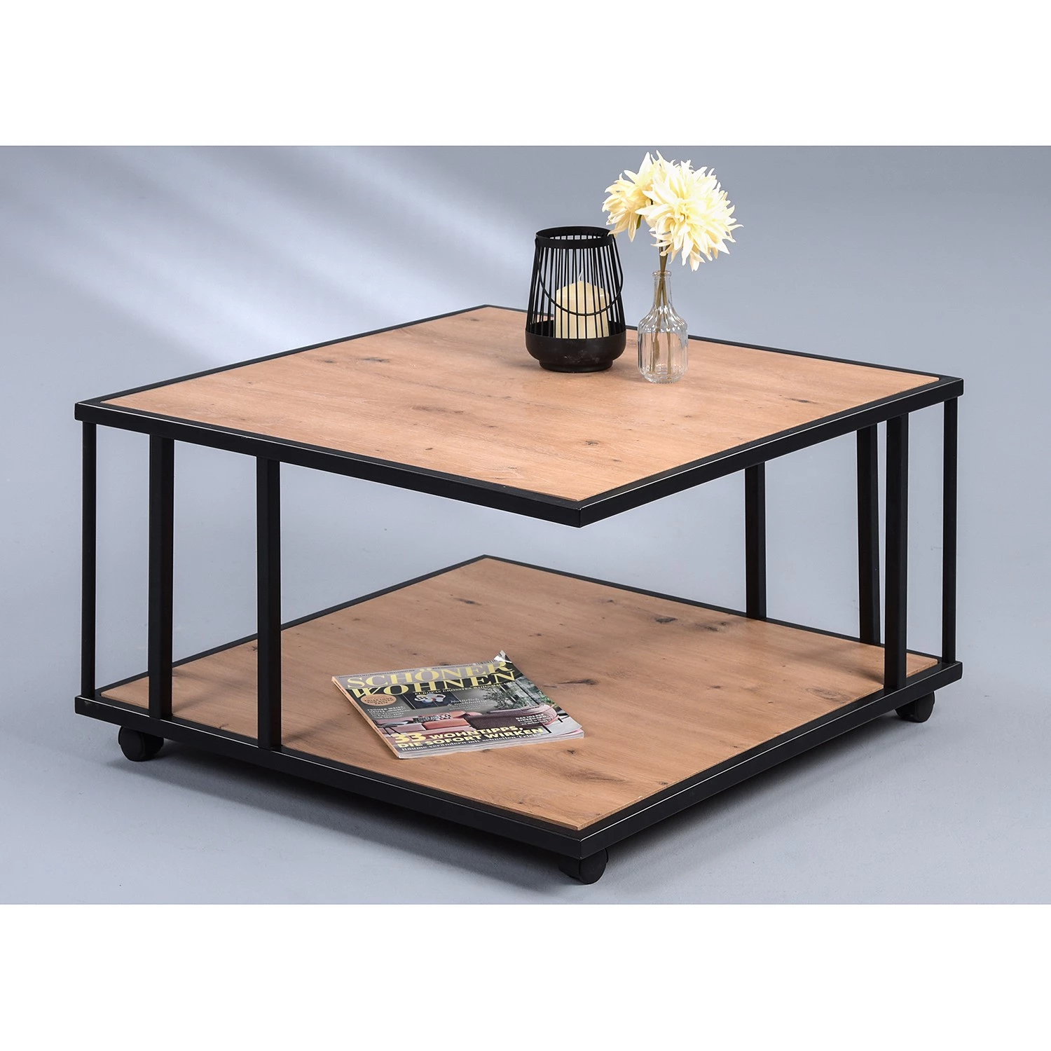 Red Living Table basse Parap - Marron / Noir 5 Red Living Table basse Parap - Marron / Noir – Image 3