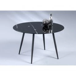 Red Living Table basse Medo II - Verre / Métal - Imitation marbre noir / Noir -Meubles de salon Soldes 1000280726 210720 06412500039 MOOD DETAILS P000000001000280726 mood