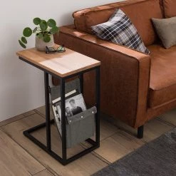 Ars manufacti Bout de canapé Montverde III - Chêne massif / Métal - Chêne -Meubles de salon Soldes 1000281307 220126 061238000020 MOOD DETAILS P000000001000281307 mood