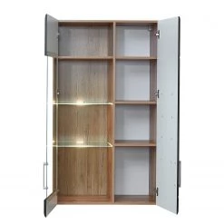 Loftscape Ensemble meubles TV Belloc II (5 élém.) - Avec éclairage intégré - Noir mat / Imitation chêne -Meubles de salon Soldes 1000281314 210720 14014200034 DETAILS P000000001000281314