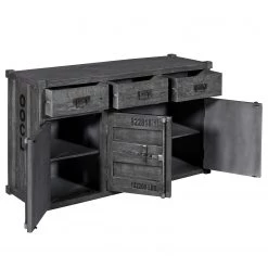 Wolf-Möbel Buffet Container - Acacia Gris 32 Wolf-Möbel Buffet Container - Acacia Gris -Meubles de salon Soldes 1000281790 220223 030 DETAILS P000000001000281790