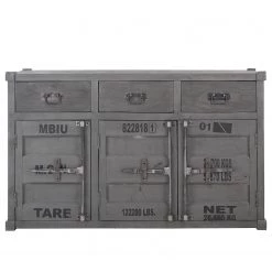 Wolf-Möbel Buffet Container - Acacia Gris 30 Wolf-Möbel Buffet Container - Acacia Gris -Meubles de salon Soldes 1000281790 220616 030 DETAILS P000000001000281790