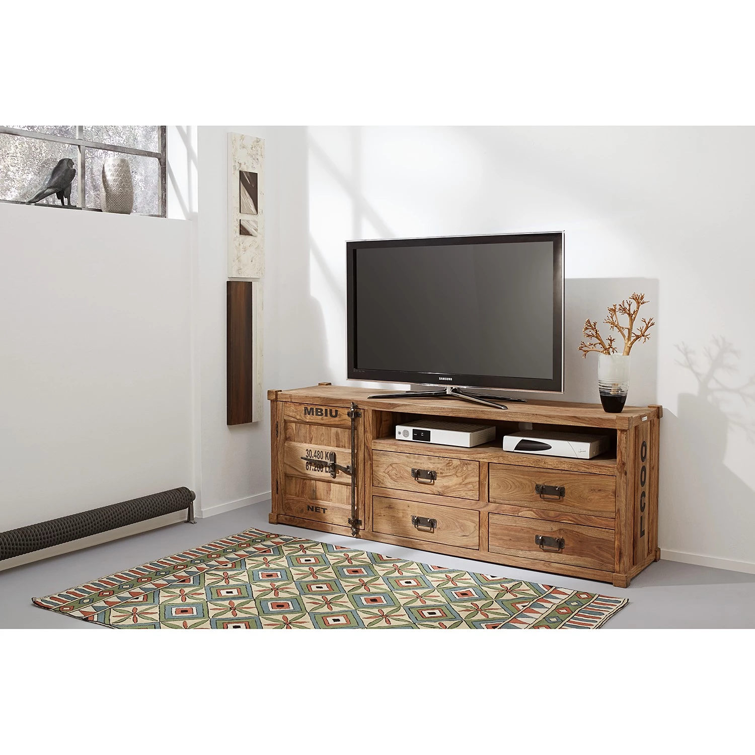 Wolf-Möbel Meuble TV Container II - Sheesham 6 Wolf-Möbel Meuble TV Container II - Sheesham – Image 4