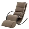 Loftscape Fauteuil de relaxation Calcha - Microfibre Gea:Taupe - Avec repose-pieds -Meubles de salon Soldes 1000282662 220518 010 IMAGE P000000001000282662