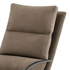 Loftscape Fauteuil de relaxation Calcha - Microfibre Gea:Taupe - Avec repose-pieds -Meubles de salon Soldes 1000282662 220518 060 DETAILS P000000001000282662