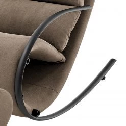 Loftscape Fauteuil de relaxation Calcha - Microfibre Gea:Taupe - Avec repose-pieds -Meubles de salon Soldes 1000282662 220518 080 DETAILS P000000001000282662