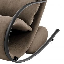 Loftscape Fauteuil de relaxation Calcha - Microfibre Gea:Taupe - Avec repose-pieds -Meubles de salon Soldes 1000282662 220518 100 DETAILS P000000001000282662