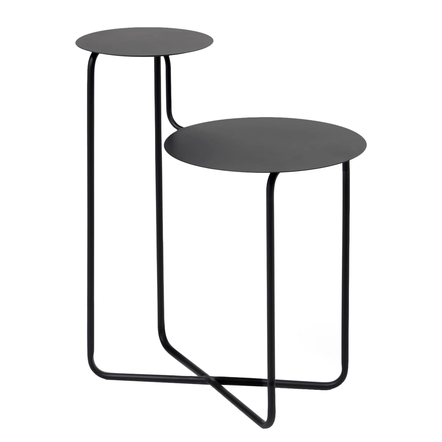 Loftscape Bout de canapé Vetla - Placage en bois véritable - Blanc / Chêne 3 Loftscape Bout de canapé Vetla - Placage en bois véritable - Blanc / Chêne