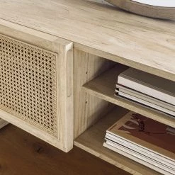 Loftscape Meuble TV Risley - Mindy massif / Rotin -Meubles de salon Soldes 1000282689 210729 06153500052 DETAILS P000000001000282689