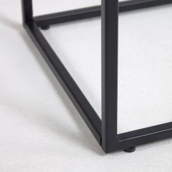 Loftscape Bout de canapé Rachel - Placage en bois véritable - Blanc / Chêne -Meubles de salon Soldes 1000282690 210729 06154300059 DETAILS P000000001000282690