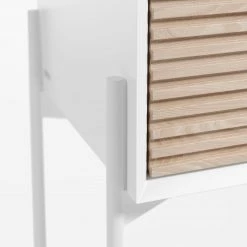 Loftscape Buffet haut Maredale - Frêne massif - Blanc / Frêne -Meubles de salon Soldes 1000282701 210729 06154900087 DETAILS P000000001000282701