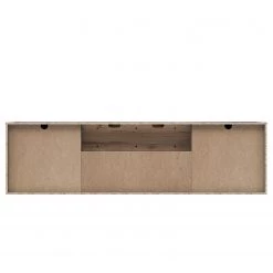 Loftscape Meuble TV Corey - Avec éclairage - Imitation chêne / Gris - Largeur : 210 cm -Meubles de salon Soldes 1000282748 211109 144408000146 DETAILS P000000001000282748