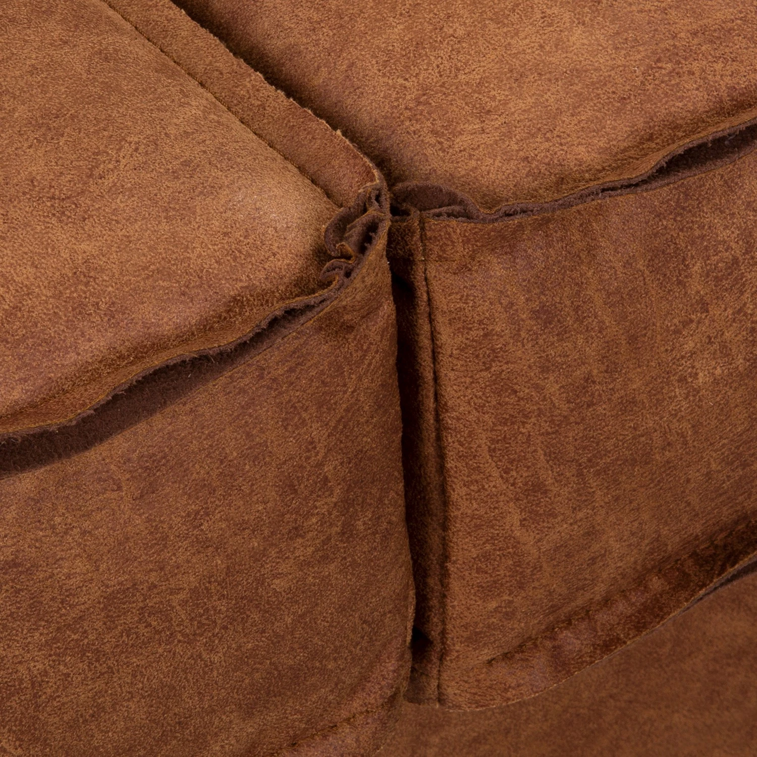Ars manufacti Canapé Hanks (2 places) - Aspect cuir vieilli - Microfibre Yaka: Cognac 8 Ars manufacti Canapé Hanks (2 places) - Aspect cuir vieilli - Microfibre Yaka: Cognac – Image 6