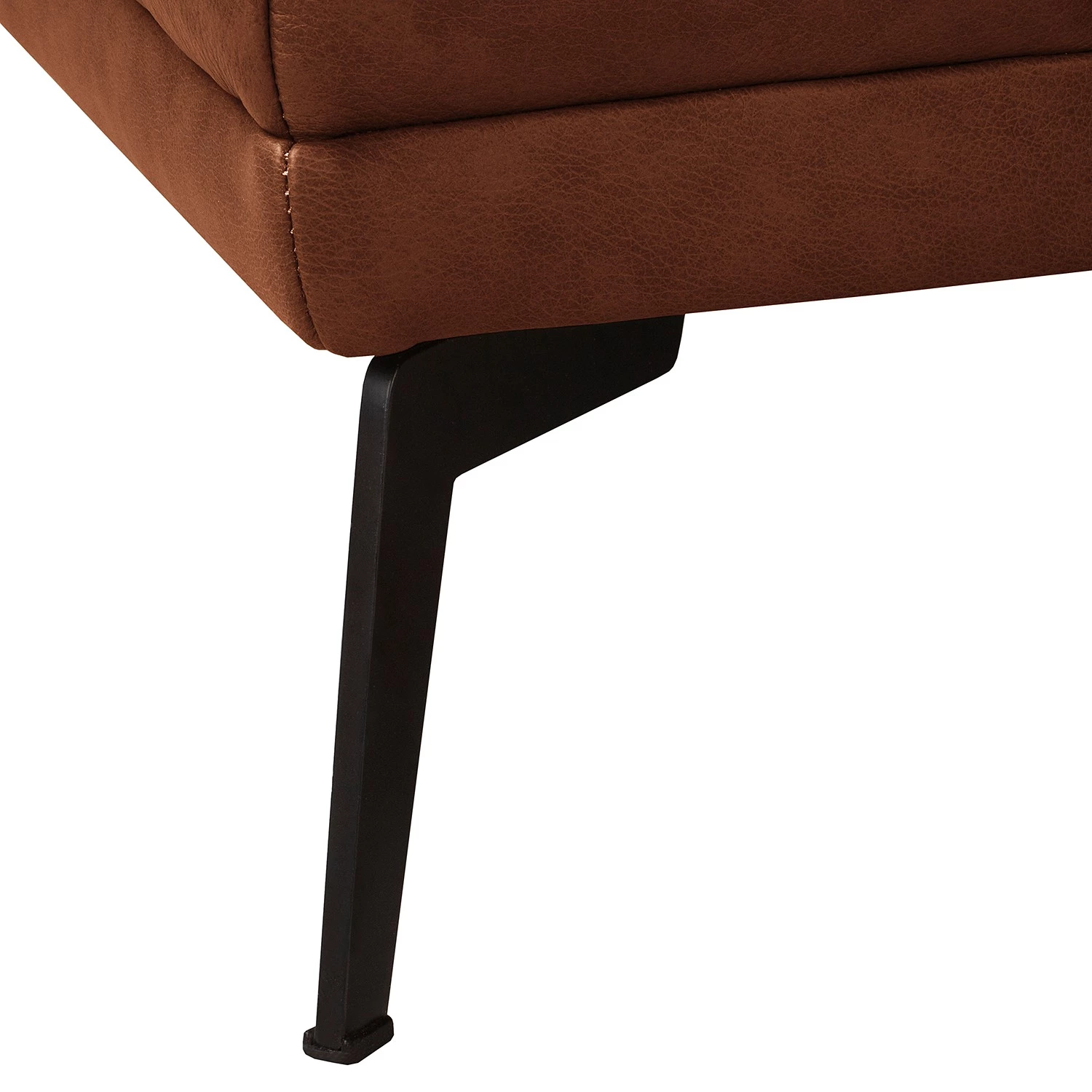 Ars manufacti Canapé d’angle Kalies - Cuir véritable - Cuir Padme: Cognac - Méridienne courte à droite (vue de face) - Avec réglage de la profondeur d'assise 15 Ars manufacti Canapé d’angle Kalies - Cuir véritable - Cuir Padme: Cognac - Méridienne courte à droite (vue de face) - Avec réglage de la profondeur d'assise – Image 13